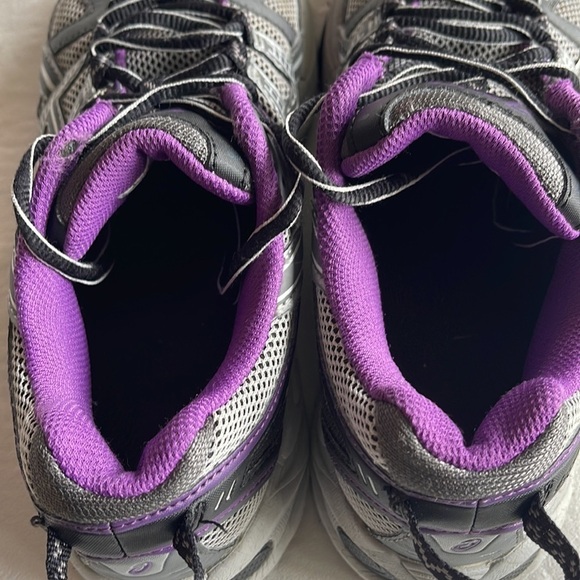 ASICS GEL-Venture 3 Trail Running Shoes Gray/Purple ,Size 8.5 - Picture 6 of 8